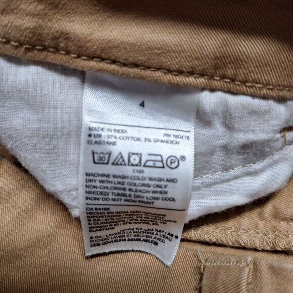 Old Navy Khaki Stretch Skinny Pants Womens Size 4 Work Professional Uniform - Picture 5 of 8